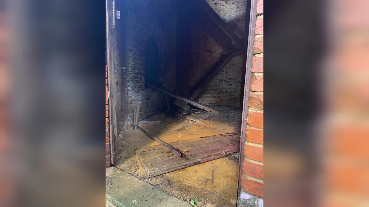Водонапорную башню в Калининграде затопило из-за паводков. Обложка © Telegram / Культурная индустриализация