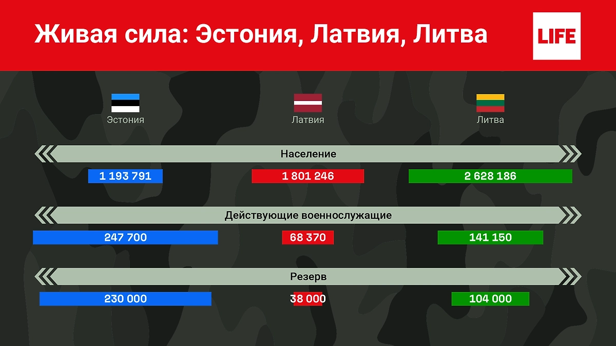 Живая сила Эстонии, Латвии и Литвы. Фото © Life.ru