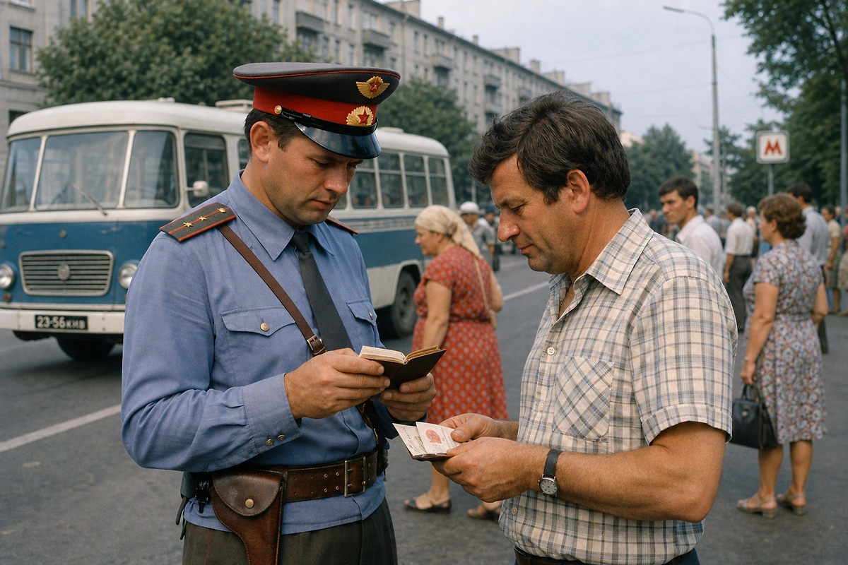 Какие приметы не брали в милицию и КГБ в СССР. Фото © ИИ-иллюстрация: создано редакцией Life.ru с использованием ChatGPT (OpenAI) 