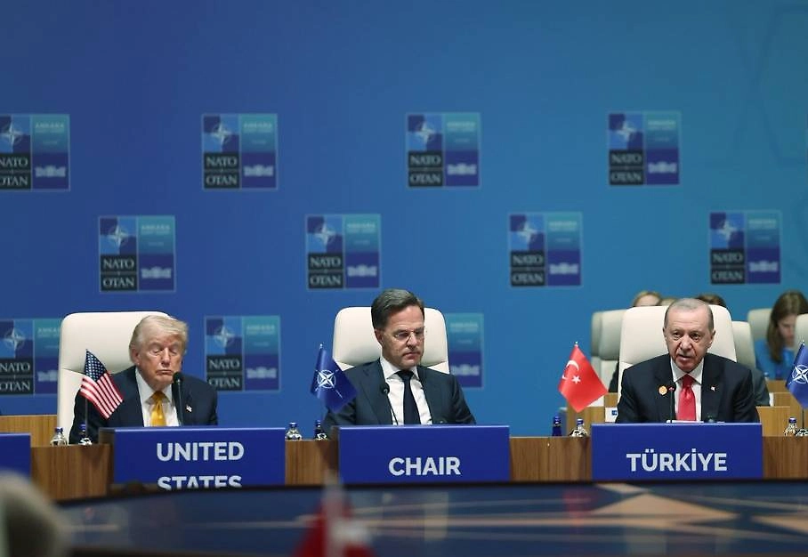 Трамп, Рютте и Эрдоган на саммите НАТО. Фото © X / Recep Tayyip Erdoğan