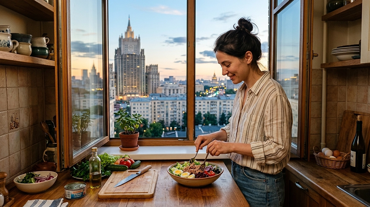 Жара, и нет времени на готовку: самые вкусные и быстрые рецепты для летнего ужина. Обложка: ИИ-иллюстрация: создано редакцией Life.ru с использованием Nano Banana AI