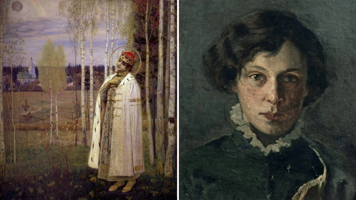 Обложка © М. Нестеров картины «Царевич Дмитрий» и «Портрет Марии Ивановны Нестеровой»
