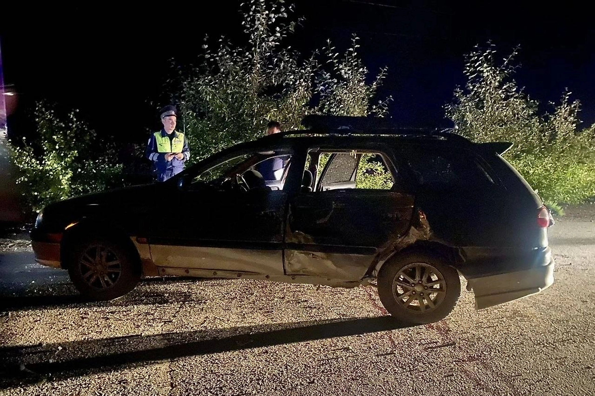 15-летний подросток врезался в дорожный знак. Фото © Telegram / Прокуратура Забайкальского края