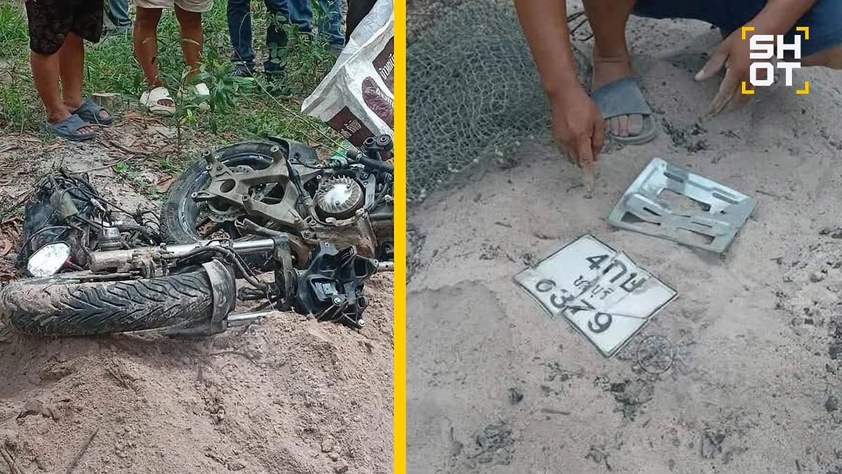 В Паттайе нашли закопанные части мопеда исчезнувших брата и сестры. Фото © Telegram / SHOT