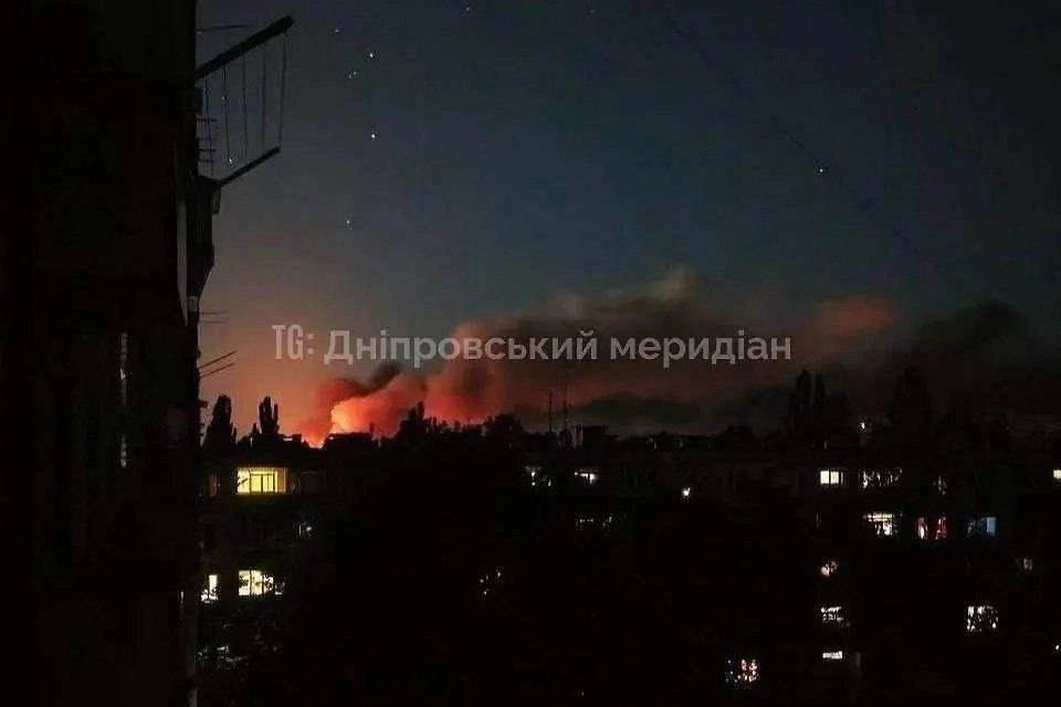 Утро в Киеве после атаки. Фото © Telegram / Днепровский меридиан