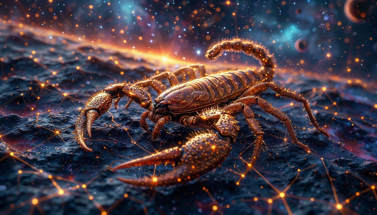 Любовный гороскоп на июль 2026 для знака зодиака Скорпион. Фото © «Шедеврум»