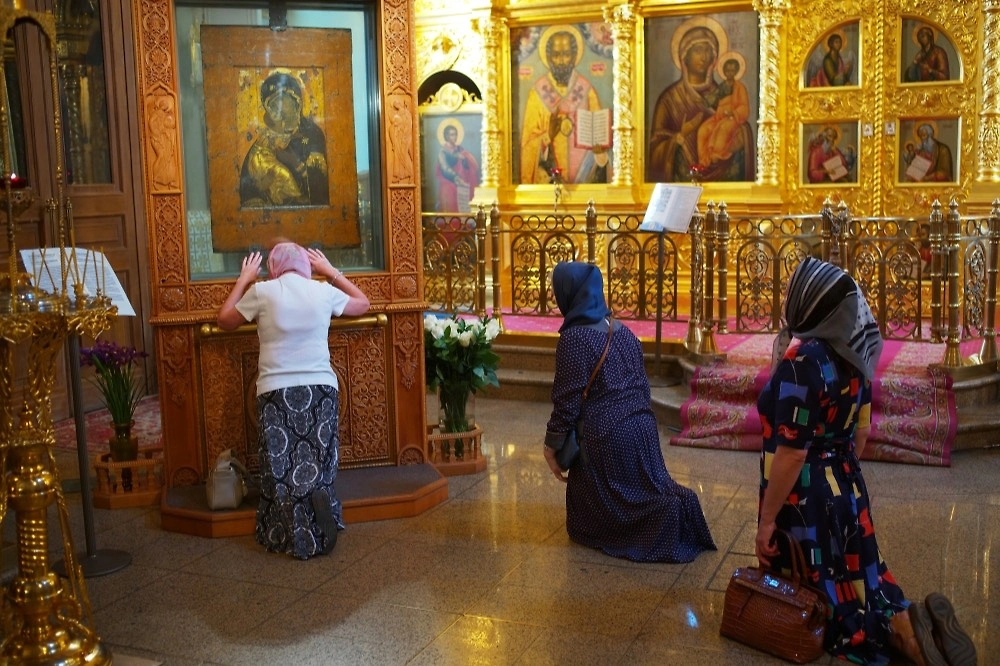 Где хранится Владимирская икона в Москве сейчас. Фото © РИА Новости / Сергей Пятаков