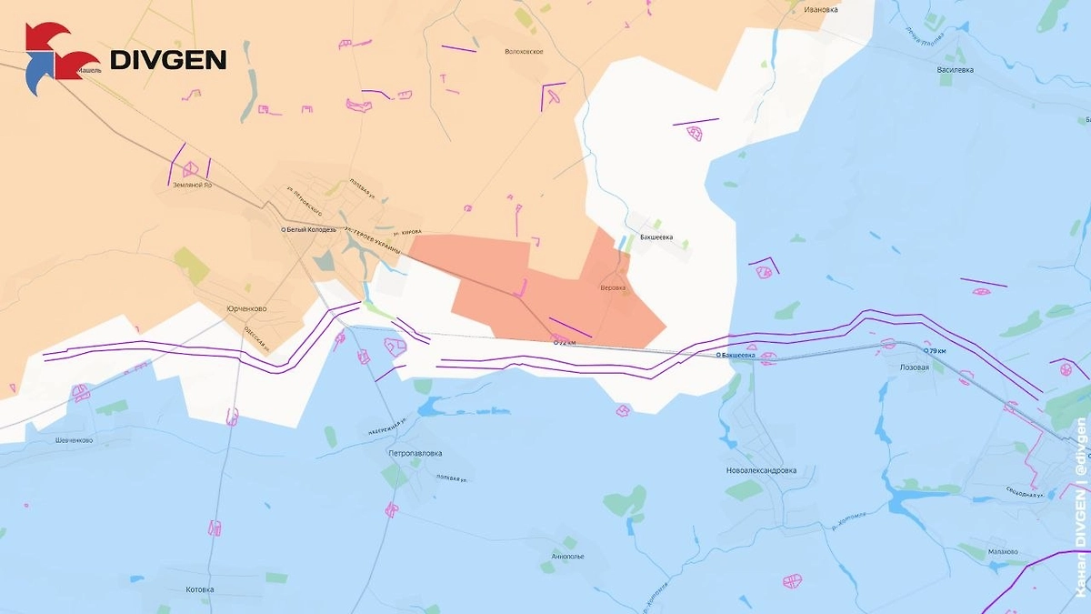 ВС РФ освободили село Веровка Харьковской области. Фото © Telegram / DIVGEN 🚩 Карта СВО