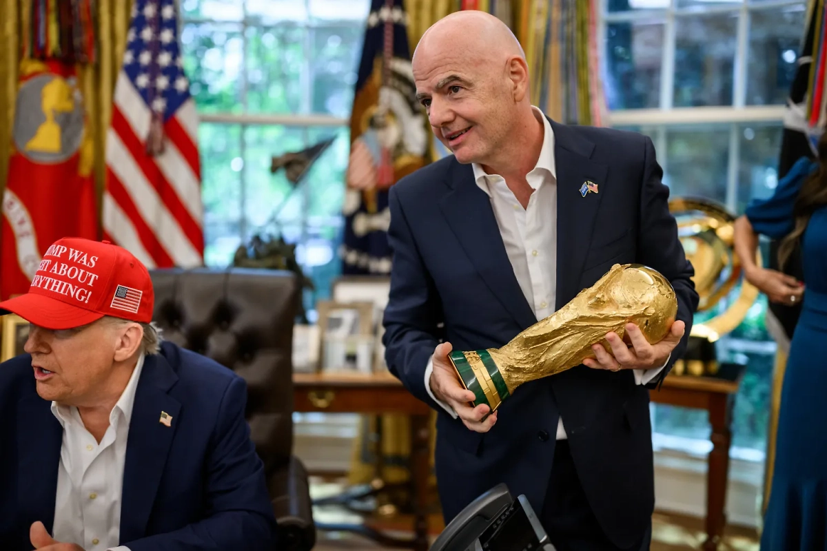 Дональд Трамп и Джанни Инфантино. Обложка © White House