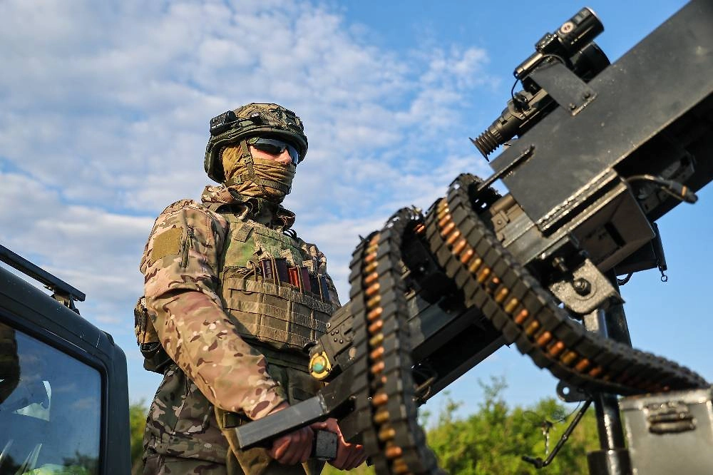 Российский военнослужащий. Обложка © ТАСС / Дмитрий Ягодкин