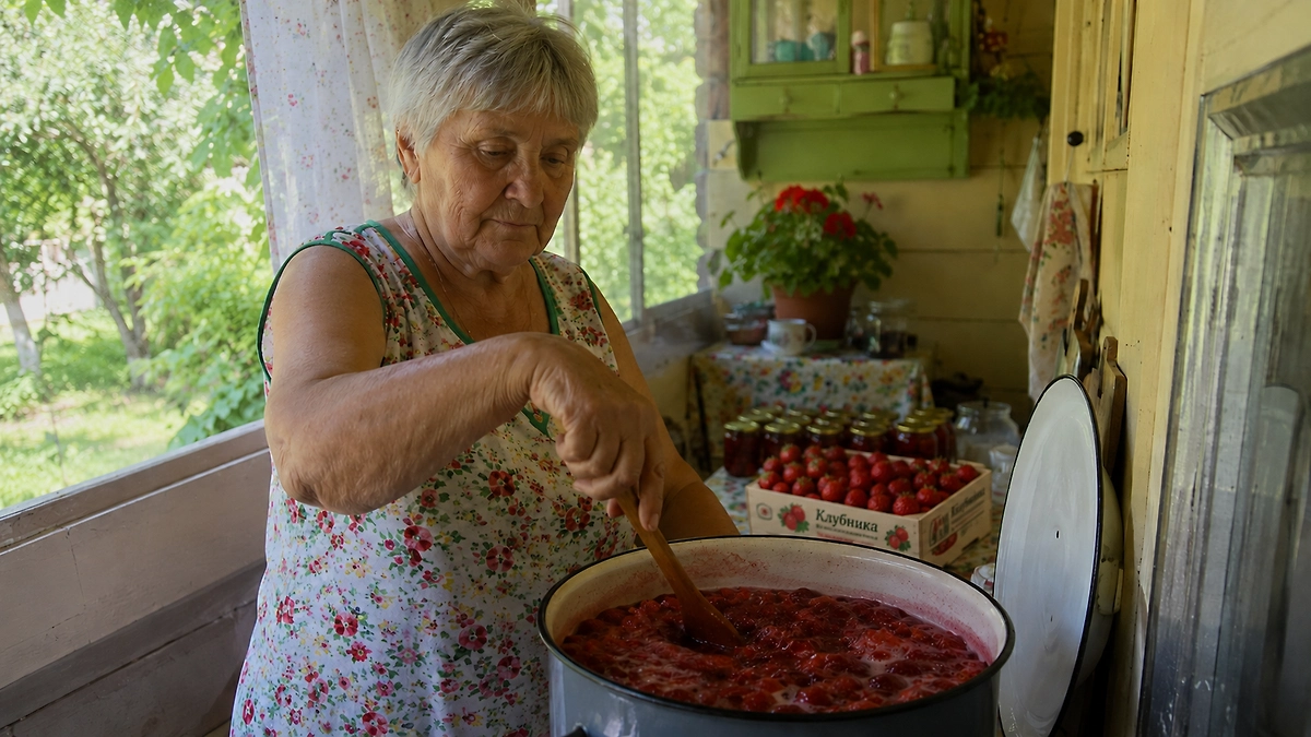 Рецепт варенья из клубники за 5 минут: как сохранить вкус клубники до зимы, потратив всего несколько минут? Обложка. ИИ-иллюстрация: создано редакцией Life.ru с использованием ChatGPT (OpenAI).