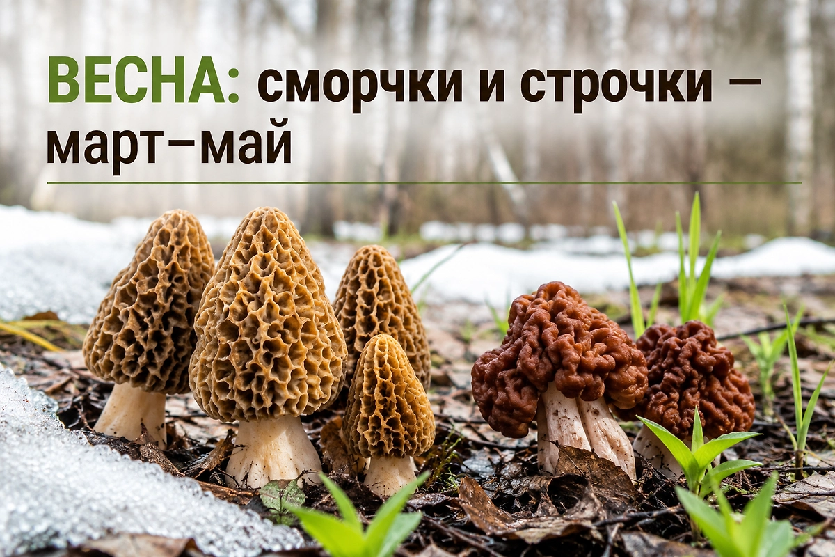 Весной появляются сморчки и строчки. Обложка ИИ-иллюстрация: создано редакцией Life.ru с использованием ChatGPT (OpenAI)