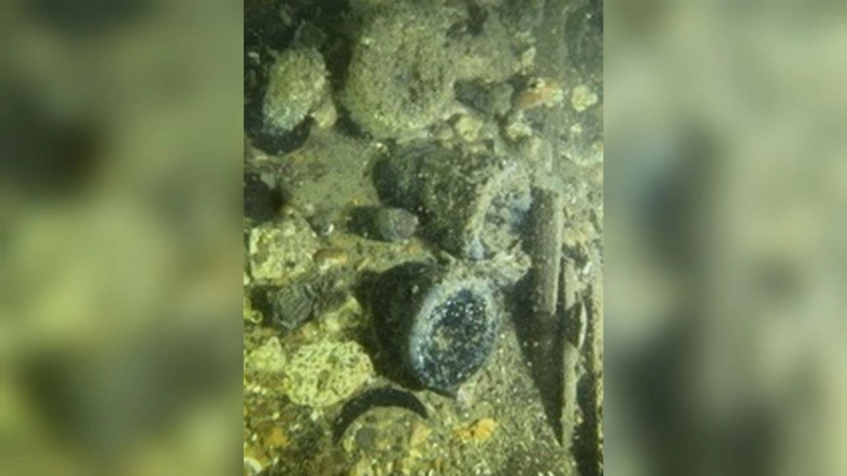 На дне Дувра дайвер нашел 162-летнее пиво. Фото © Instagram (признан экстремистской организацией и запрещён на территории Российской Федерации) / stefpanis_photography