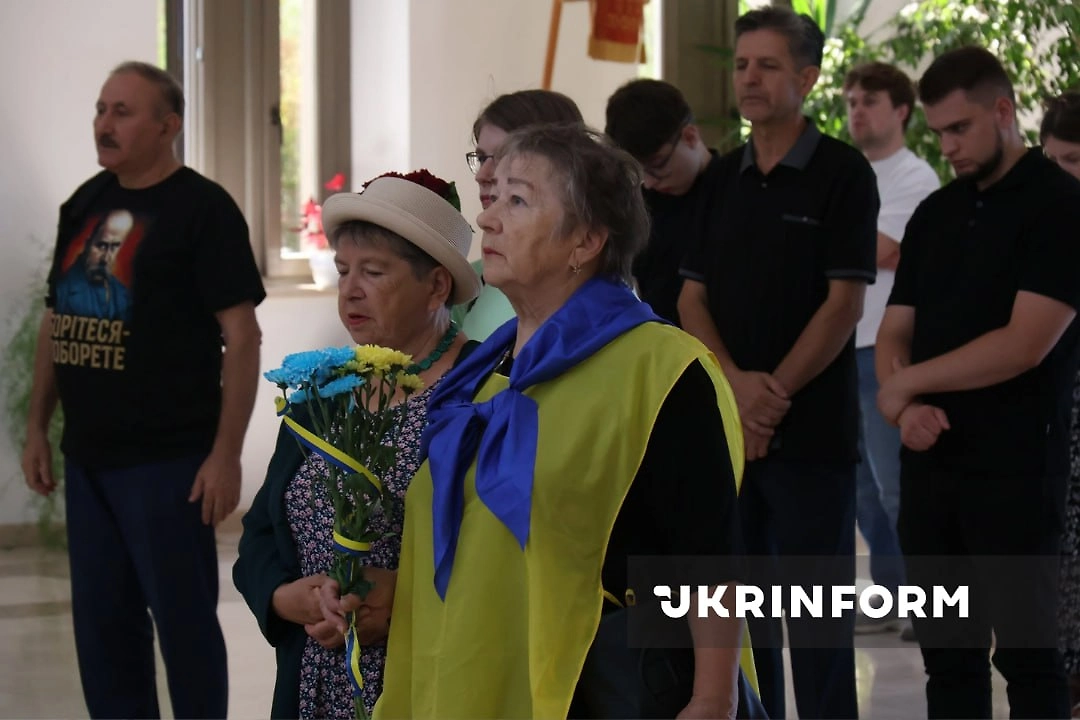В Киеве прошла похоронная служба в честь главаря ОУН* Коновальца. Фото © Telegram / Укринформ