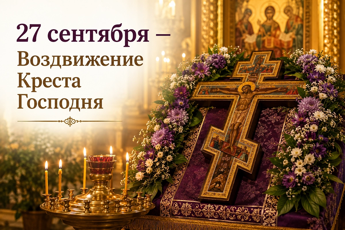 27 сентября — Воздвижение Креста Господня. Фото ИИ-иллюстрация: создано редакцией Life.ru с использованием ChatGPT (OpenAI)