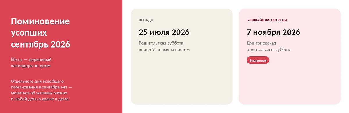 Общецерковных родительских суббот в сентябре 2026 года нет. Инфографика ИИ-иллюстрация: создано редакцией Life.ru с использованием ChatGPT (OpenAI)