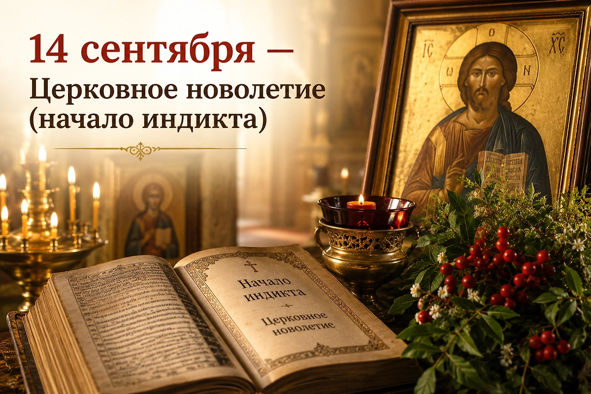 Церковное новолетие (начало индикта) отмечают в 2026 году 14 сентября. Фото ИИ-иллюстрация: создано редакцией Life.ru с использованием ChatGPT (OpenAI)