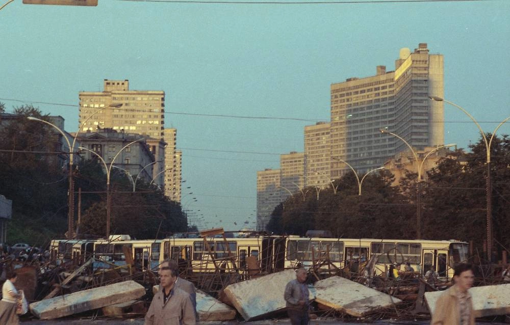 Москва в августе 1991 года. Фото © ТАСС / Фотохроника ТАСС
