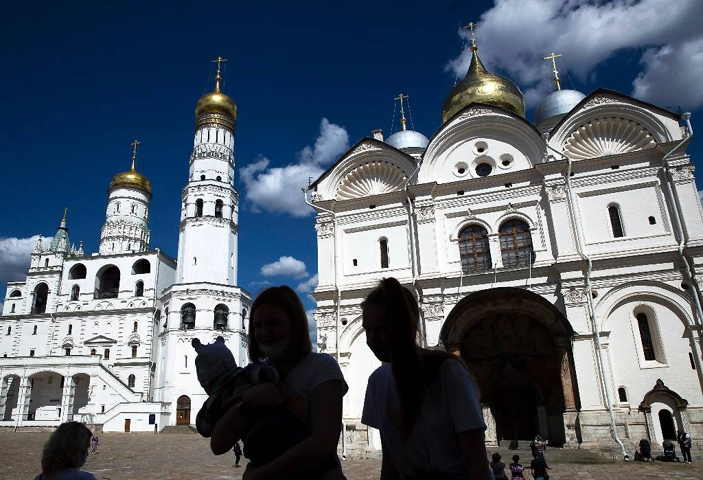Архангельский собор Московского Кремля, где находится гробница Дмитрия Донского. Фото © AP/TASS Pavel Golovkin