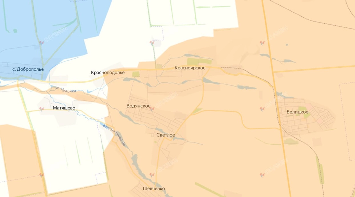 ВС РФ освободили Водянское. Фото © divgen