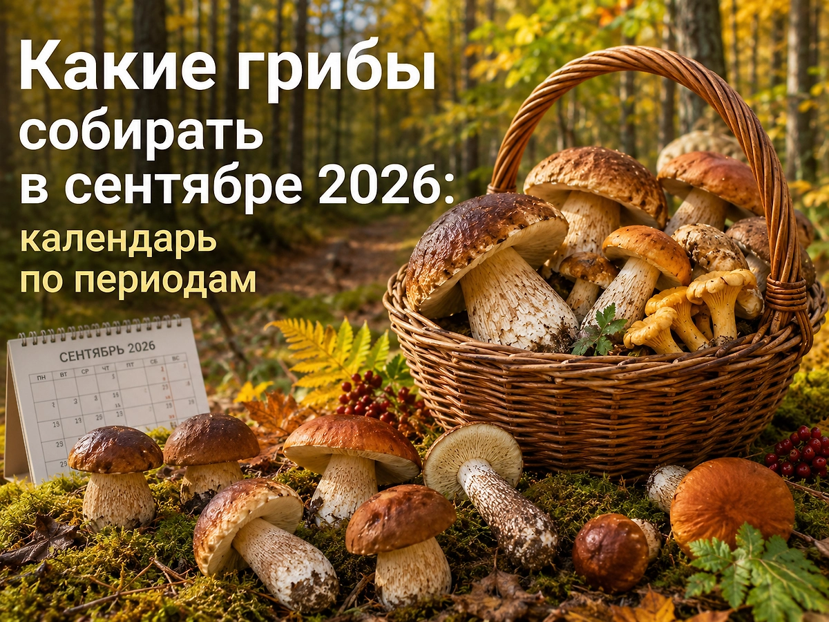 Какие грибы собирают в сентябре — полный календарь-гид. ИИ-иллюстрация: создано редакцией Life.ru с использованием ChatGPT (OpenAI)