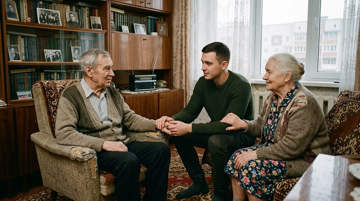 Отсрочка при уходе за родственником. ИИ-иллюстрация: создано редакцией Life.ru с использованием Nano Banana AI