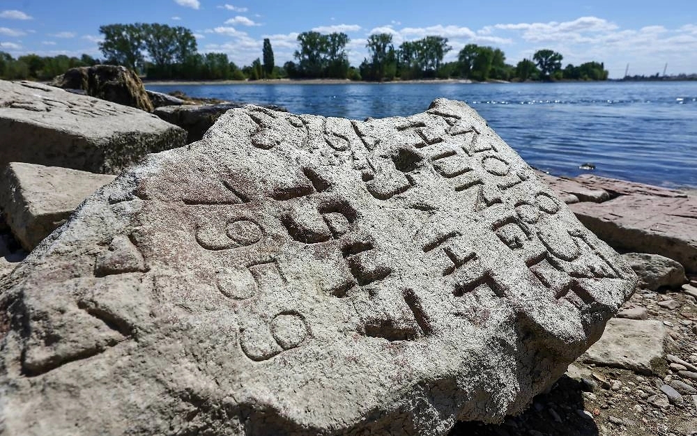 Где в 2026 году появились «камни голода»: засуха обмелила Эльбу, Рейн и Дунай. Фото © ТАСС / ЕРА / RONALD WITTEK