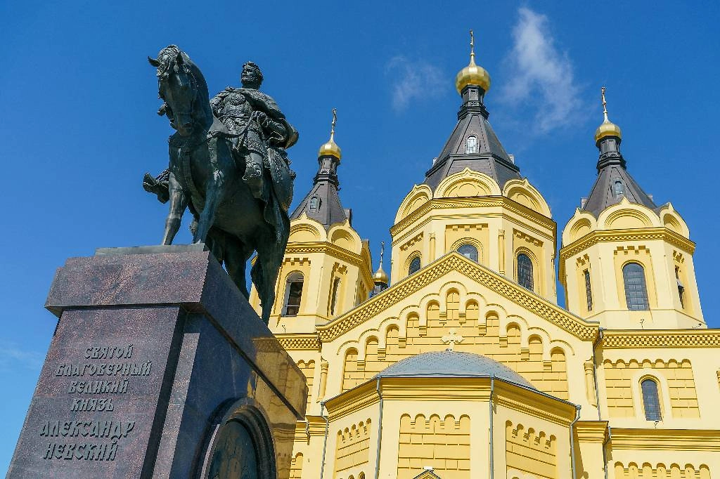 Россия. Нижний Новгород. Кафедральный собор во имя Св. Благоверного Князя Александра Невского. Руслан Шамуков/ТАСС