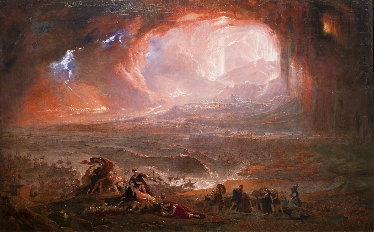 Что происходило на улицах Помпей вечером после начала извержения? Фото © Wikipedia / John Martin