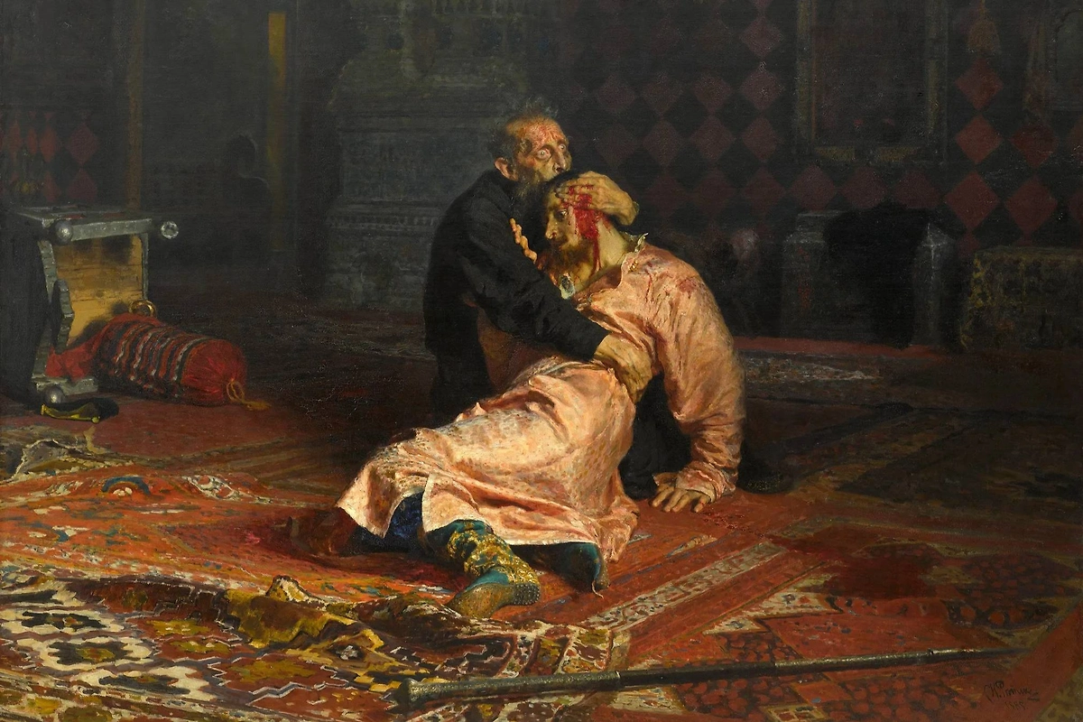 Правда ли Иван Грозный убил своего сына, царевича Ивана? Фото © Wikipedia / Илья Ефимович Репин.