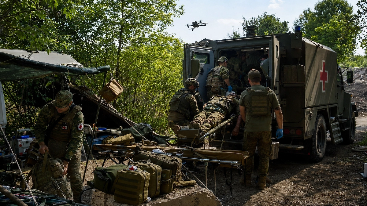 Психология военного медика: что держит врачей на передовой. ИИ-иллюстрация: создано редакцией Life.ru с использованием ChatGPT (OpenAI) 