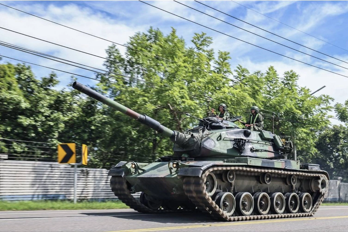 M60A3. Фото © X / Taiwan Security Monitor (台灣安全觀測站)