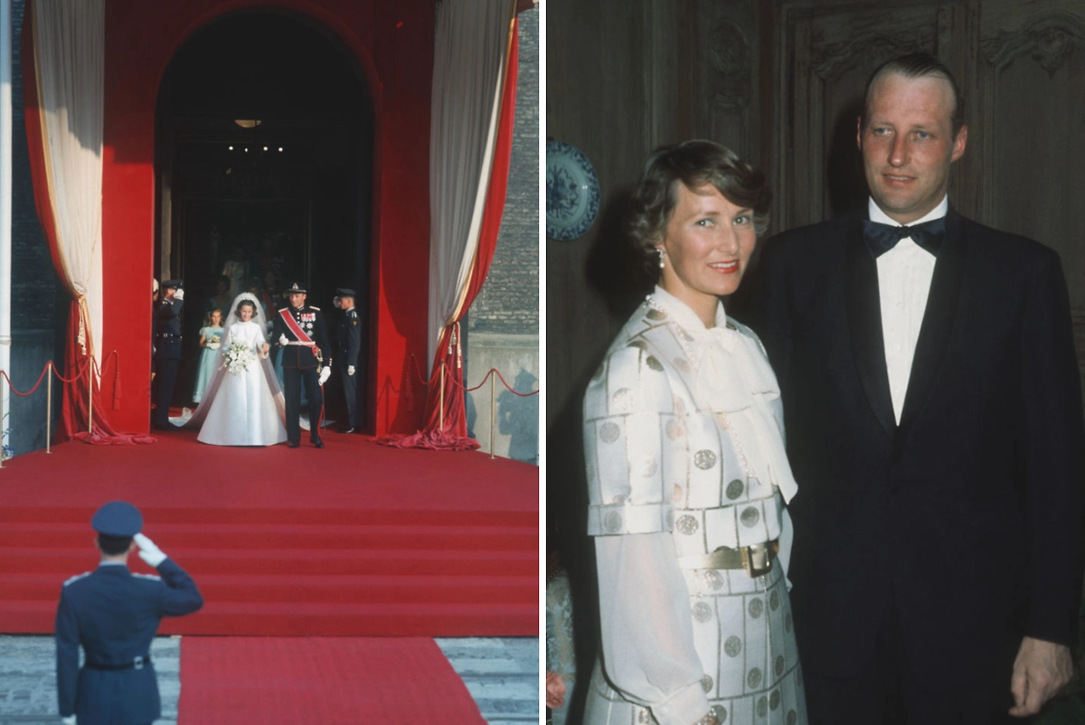 Король Харальд и королева Соня поженились в 1968 году. Фото © Gettyimages / Keystone, Fox Photos