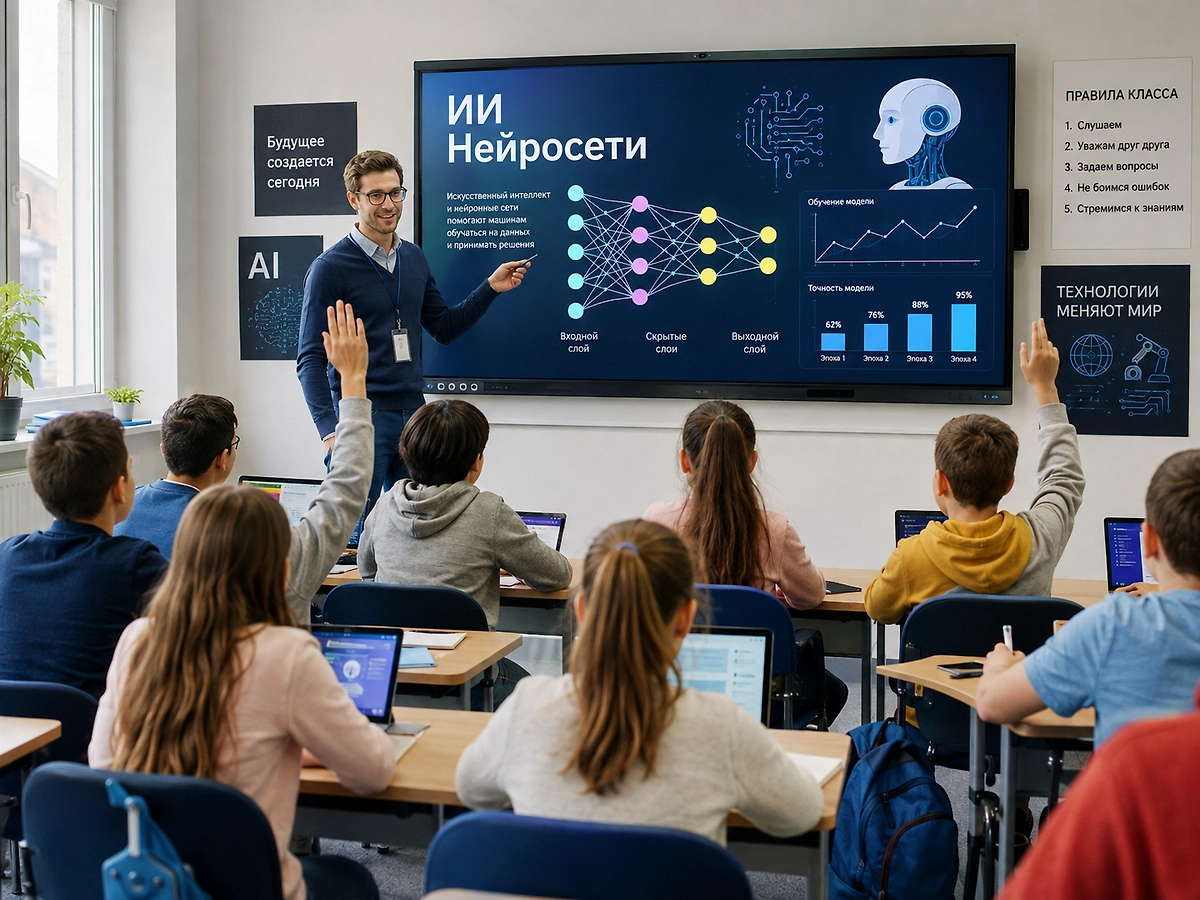 В российских школах появится курс по ИИ и информационной безопасности В российских школах появится курс по ИИ и информационной безопасности