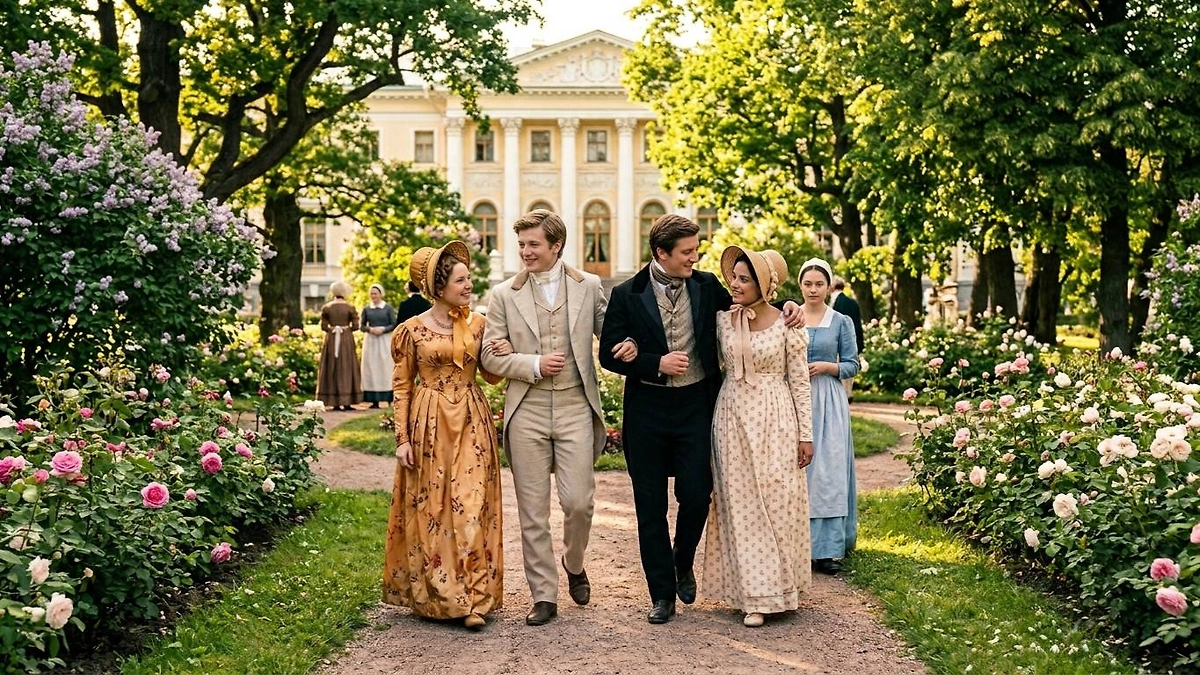 Как проходил обычный день в русской усадьбе? Фото © ИИ-иллюстрация: создано редакцией Life.ru с использованием Nano Banana AI