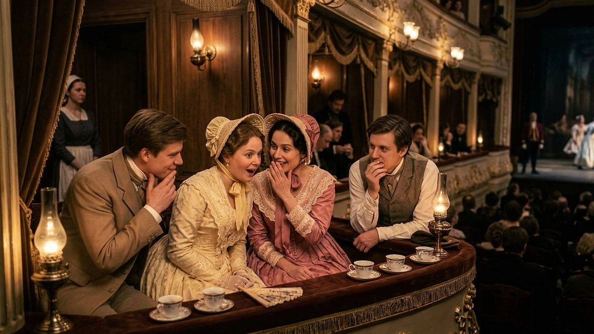 Как русские дворяне ходили в театр в XIX веке? Фото © ИИ-иллюстрация: создано редакцией Life.ru с использованием Nano Banana AI