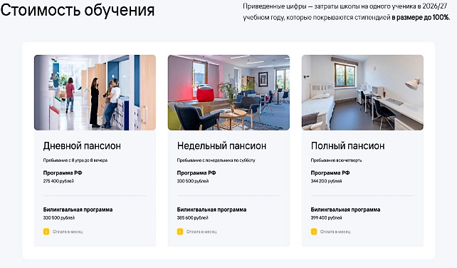 Стоимость обучения в школе «Летово». Фото © letovo.ru