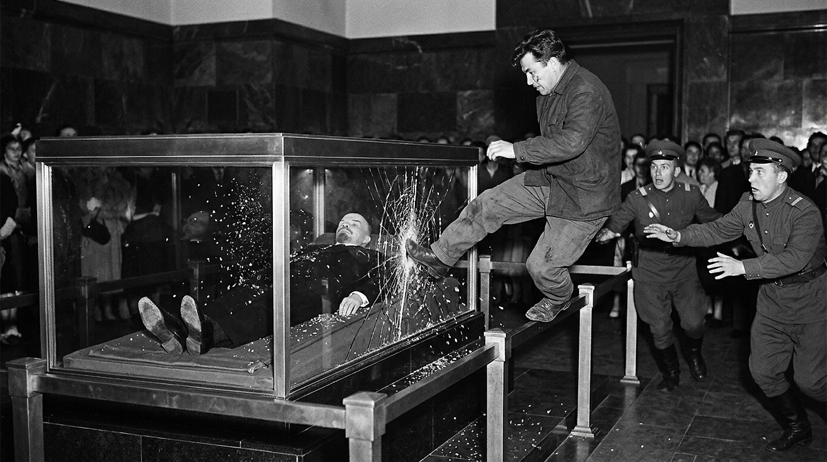 Как К.Н. Минибаев повредил тело Ленина 14 июля 1960 года? ИИ-иллюстрация: создано редакцией Life.ru с использованием Nano Banana AI
