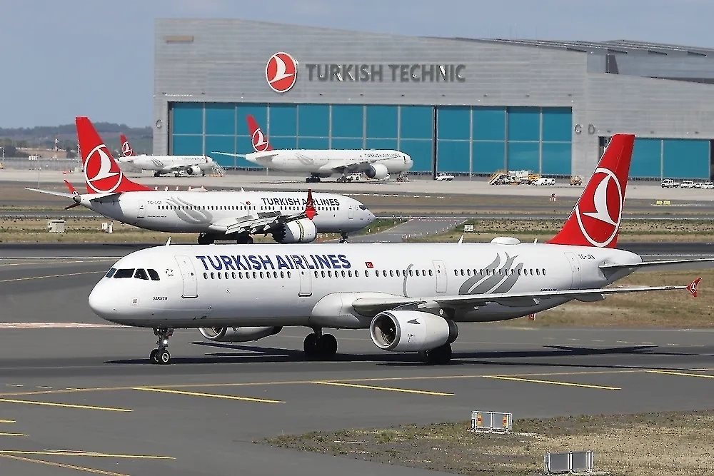 Самолёты Turkish Airlines. Обложка © Shutterstock / FOTODOM / EvrenKalinbacak