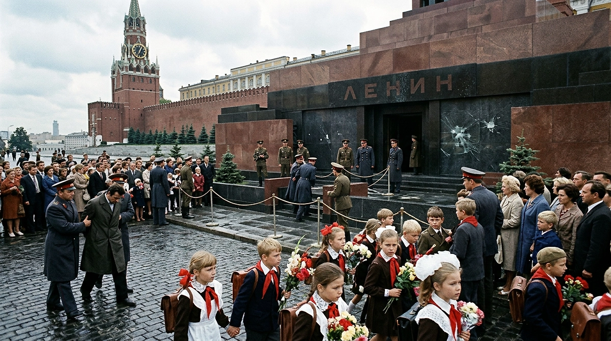Что произошло в Мавзолее Ленина 1 сентября 1973 года? ИИ-иллюстрация: создано редакцией Life.ru с использованием Nano Banana AI