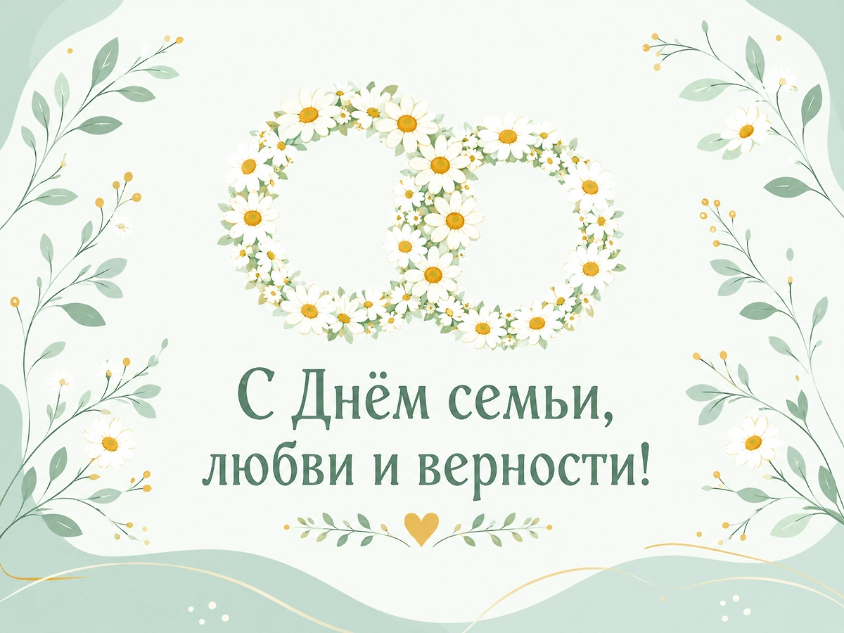 Открытки ко дню Петра и Февронии. ИИ-иллюстрация: создано редакцией Life.ru с использованием ChatGPT (OpenAI)
