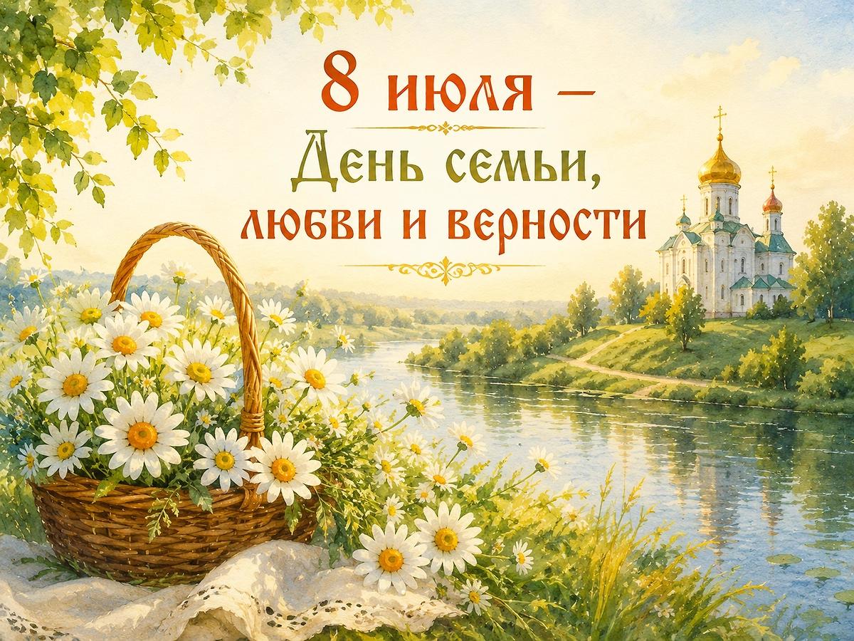 Открытки ко дню Петра и Февронии. ИИ-иллюстрация: создано редакцией Life.ru с использованием ChatGPT (OpenAI)