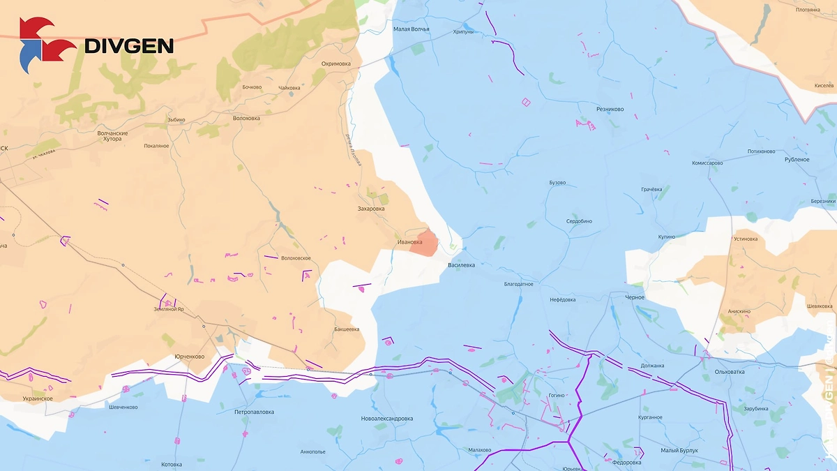 ВС РФ освободили Ивановку в Харьковской области. Фото © Telegram / DIVGEN 🚩 Карта СВ