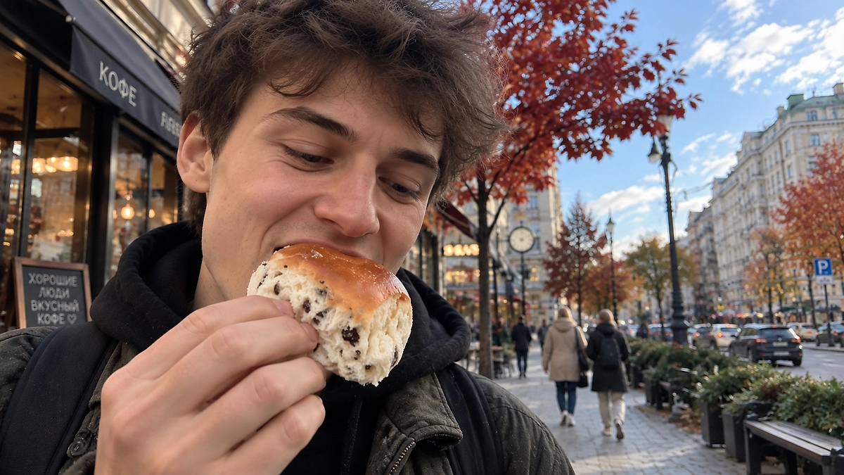 Как таракан превратился в изюм: история появления знаменитой филипповской сайки. ИИ-иллюстрация: создано редакцией Life.ru с использованием ChatGPT (OpenAI) 