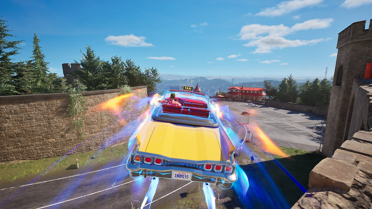 Кадр из Crazy Taxi: World Tour — возвращения культовой аркадной серии Sega. © SEGA