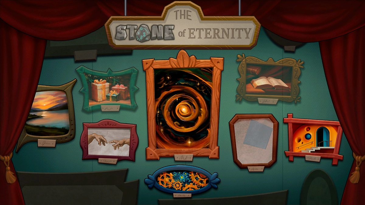 Кадр из приключенческой point-and-click-игры The Stone of Eternity, в которой герой путешествует во времени и собирает фрагменты прошлого. © AbrisTeam