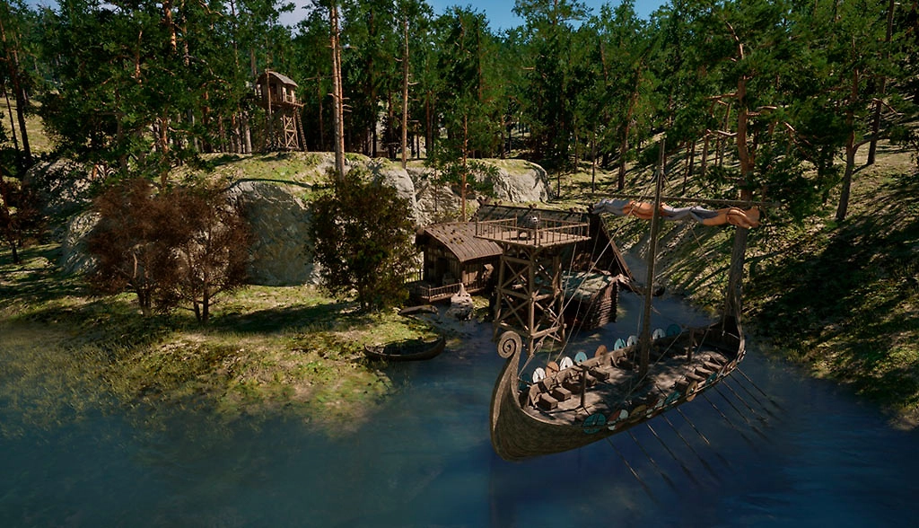 Кадр из игры «Гардарики» — Action-RPG о Руси XI века, где история переплетается со славянской мифологией. © «Клокворк Драккар»