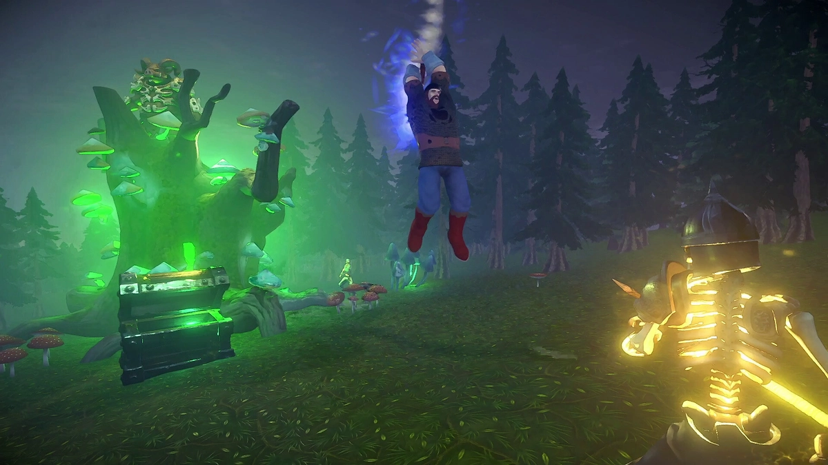 Кадр из Action-RPG «НейроБаюн», где приключения разворачиваются в мире сказочной Руси. © Madness Studio
