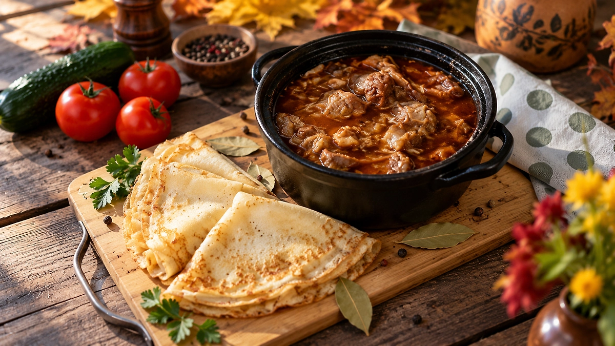Верещака по-белорусски: почему густой мясной соус назвали в честь королевского повара. ИИ-иллюстрация: создано редакцией Life.ru с использованием ChatGPT (OpenAI) 