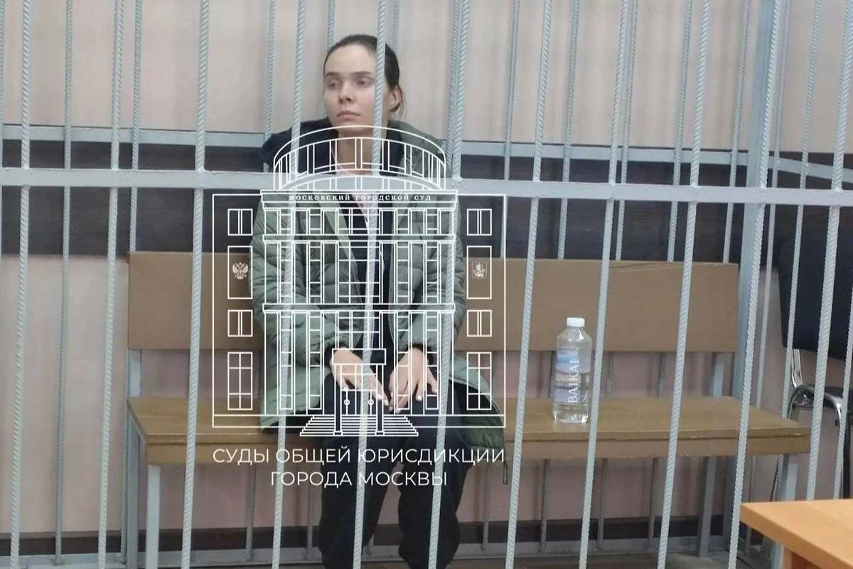Кристина Борисова, обвиняемая по делу о смертельном ДТП в Москве. Фото © Суды общей юрисдикции города Москвы